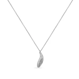 18ct Diamond Fish Pendant Necklace - Tiffany by Frank Gehry