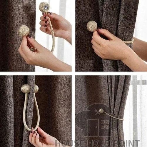 2pcs Curtain Magnet Clips