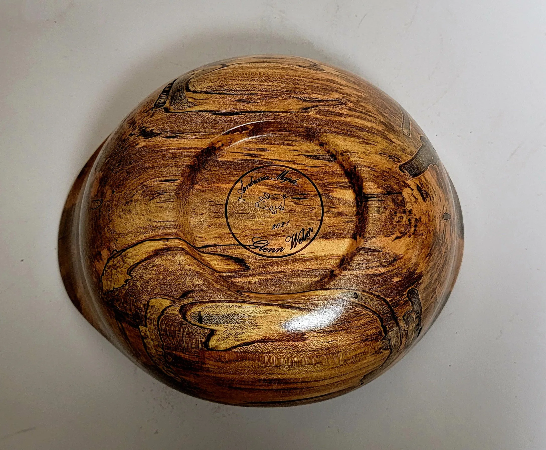 Ambrosia Maple Bowl - Hand-turned by Glenn Weber