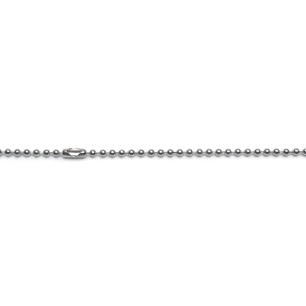 Ball Link Chain 24in Silver