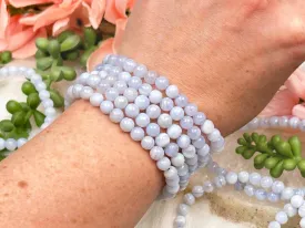 Blue Lace Agate Bracelets