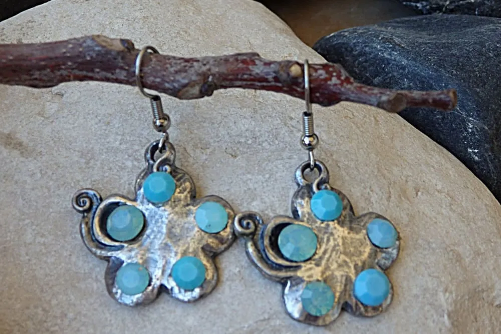 Blue opal Rebeka earrings