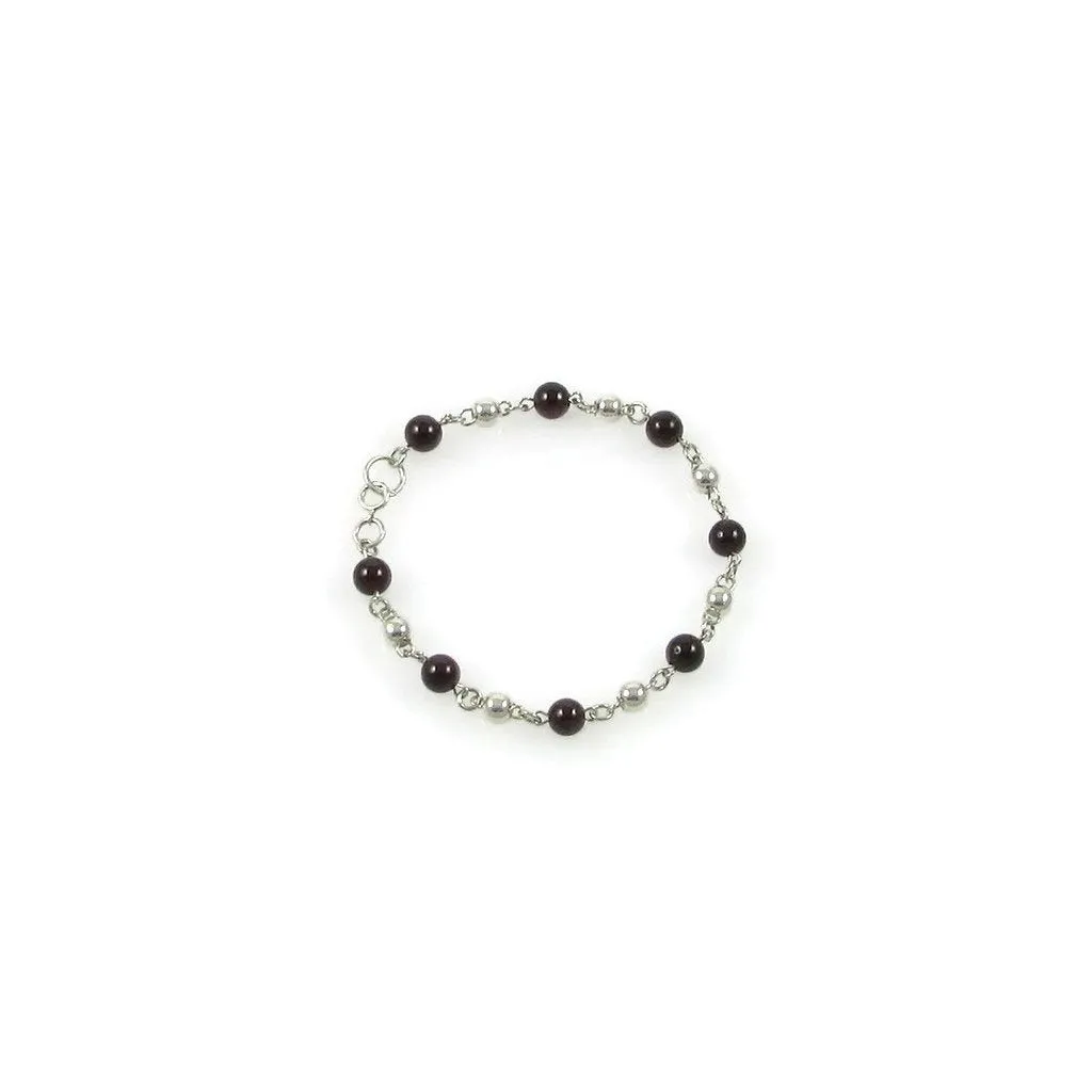 Bolitas Gemstones Bracelet - Pearl