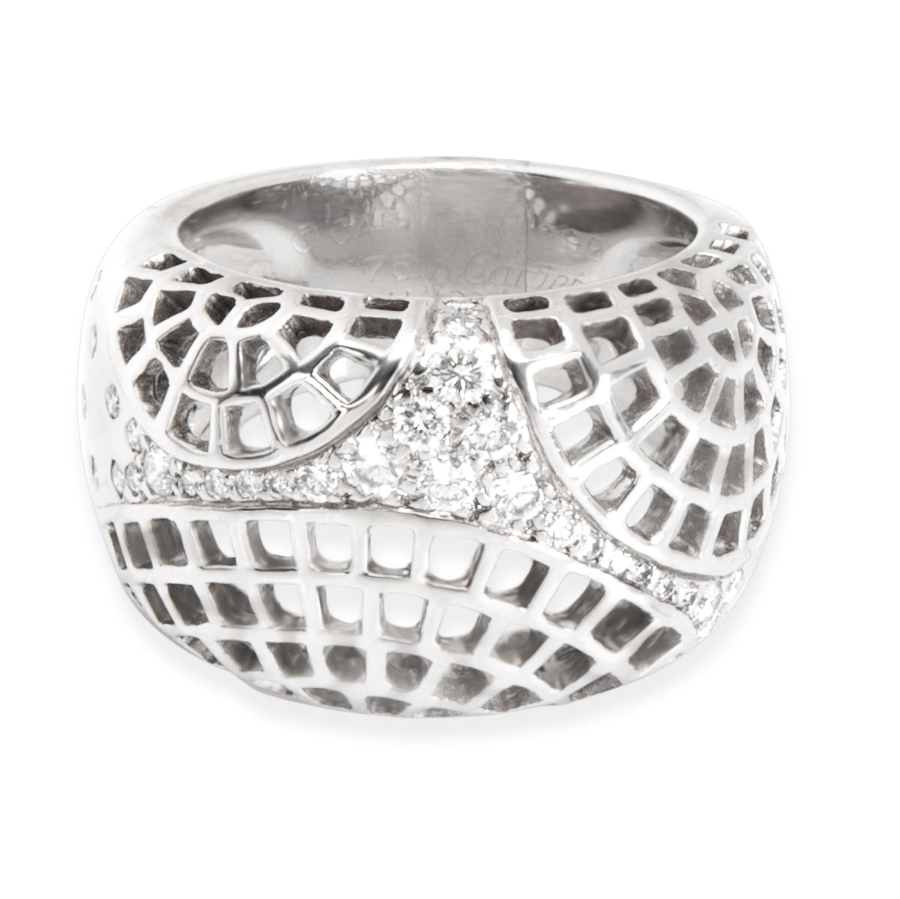 Broiderie Ring (White Gold, Diamonds)