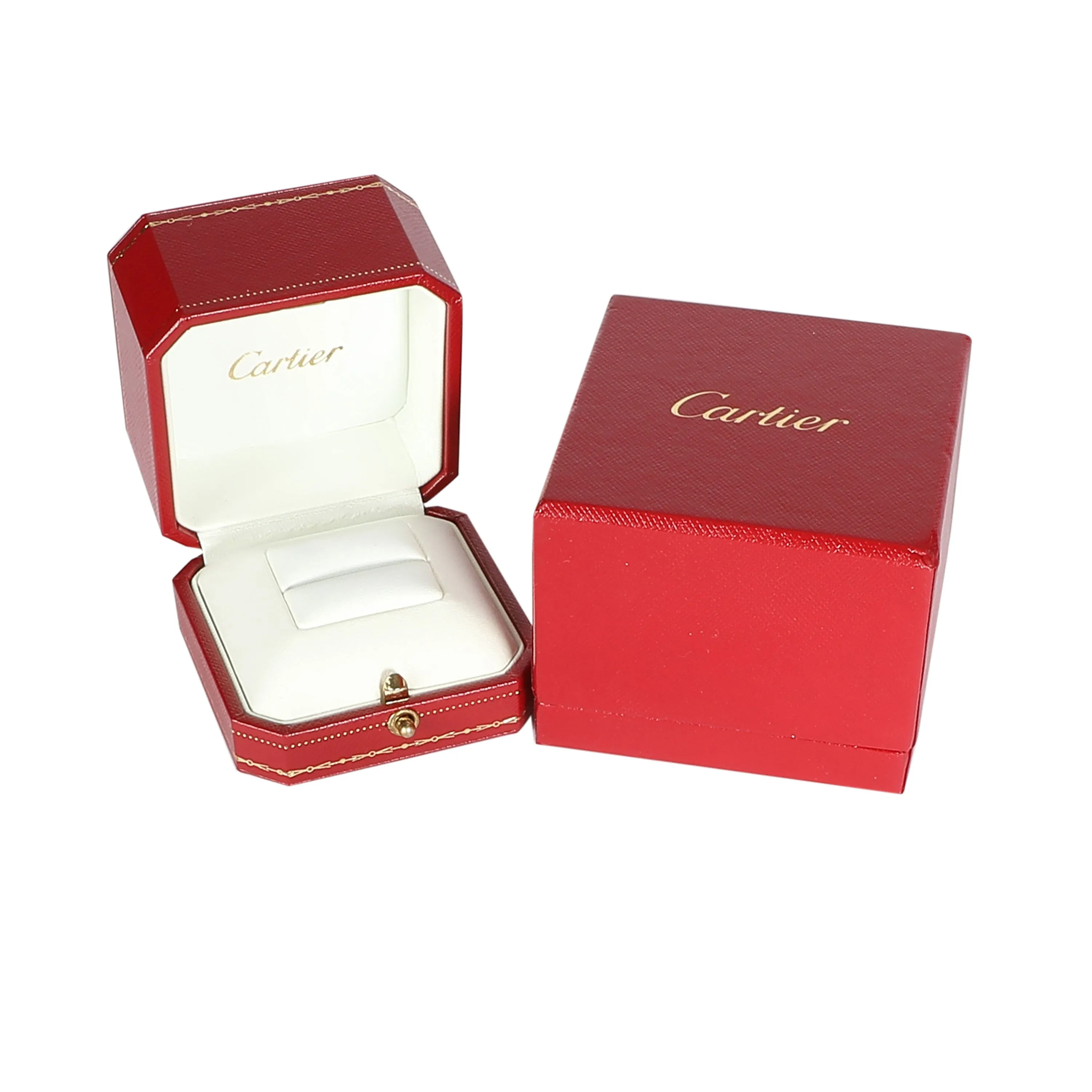 Cartier 1895 Diamond Solitaire Ring in  Platinum 0.39 CTW