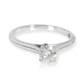 Cartier 1895 Diamond Solitaire Ring in  Platinum 0.39 CTW