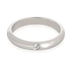 Cartier 1895 Diamond Wedding Band in Platinum 0.04 CTW