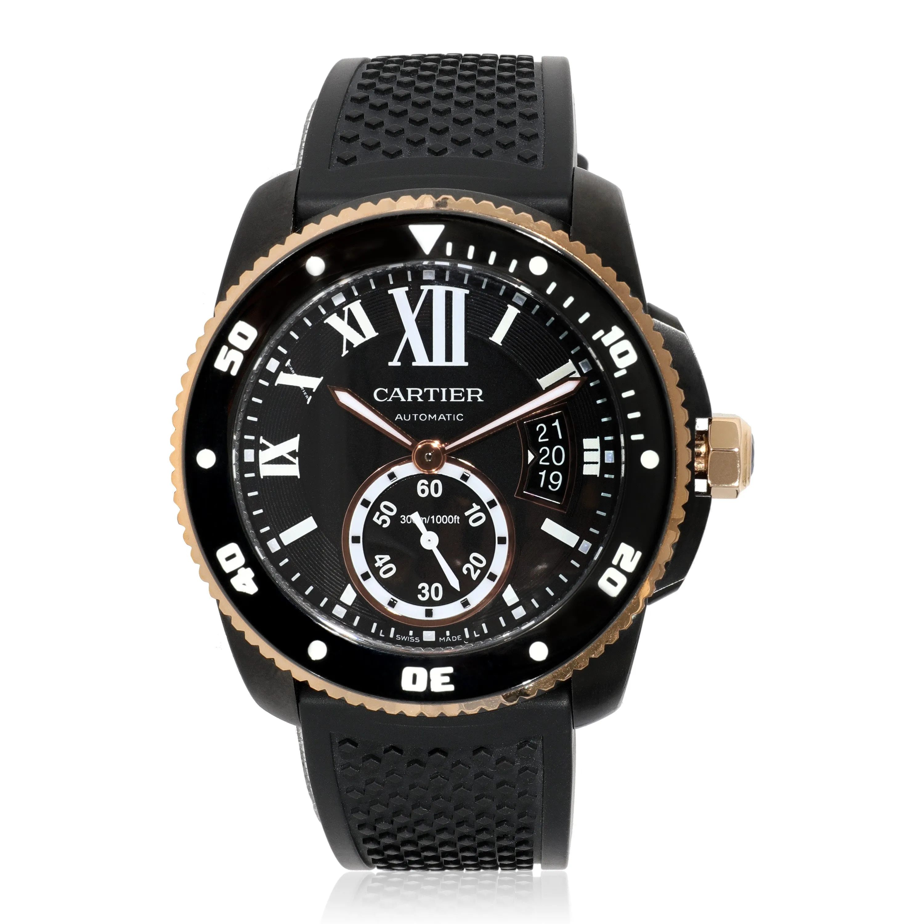 Cartier Calibre de Cartier Diver W2CA0004 Mens Watch in 18kt