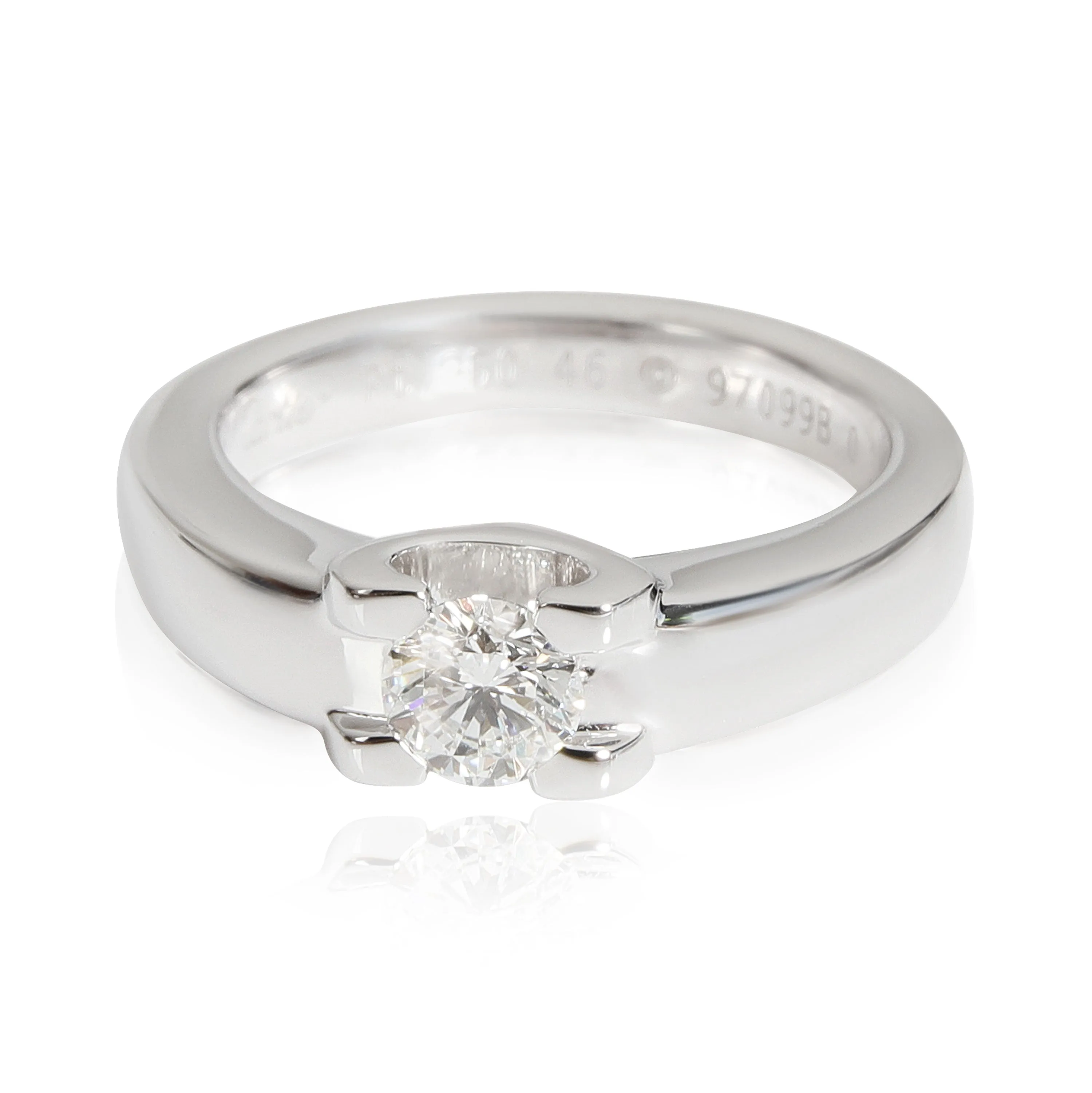 Cartier Love and Symbols Diamond Engagement Ring in Platinum F VVS2 0.3