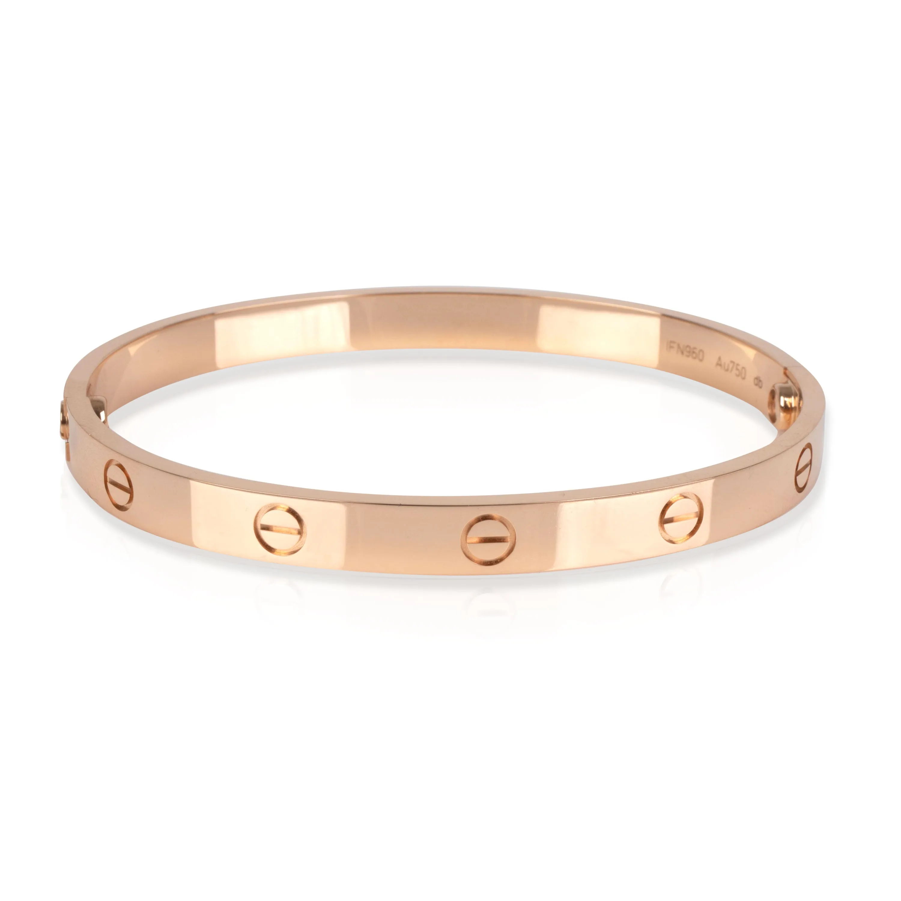 Cartier Love Bracelet in 18K Rose Gold Size 19