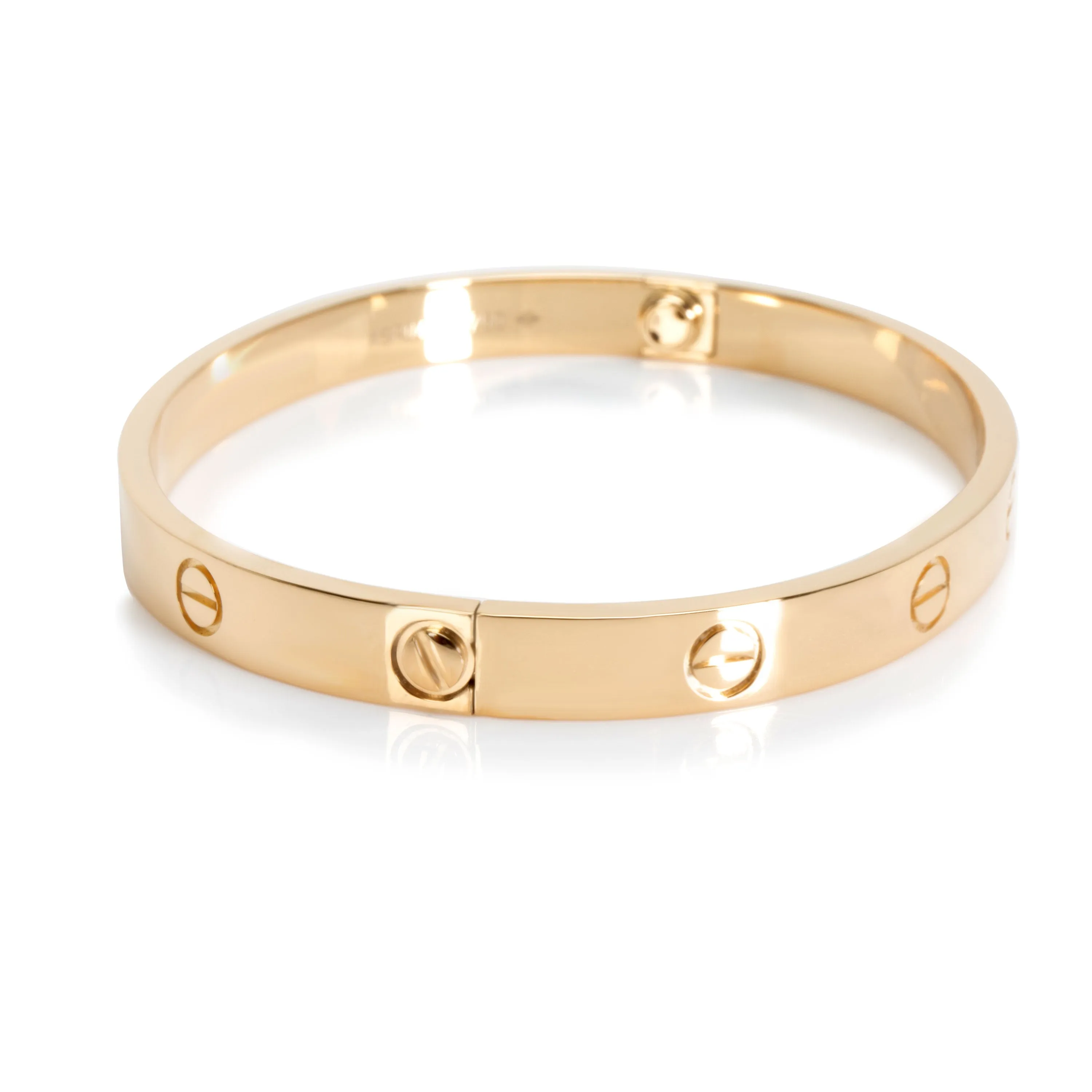 Cartier Love Bracelet in 18K Yellow Gold Size 18