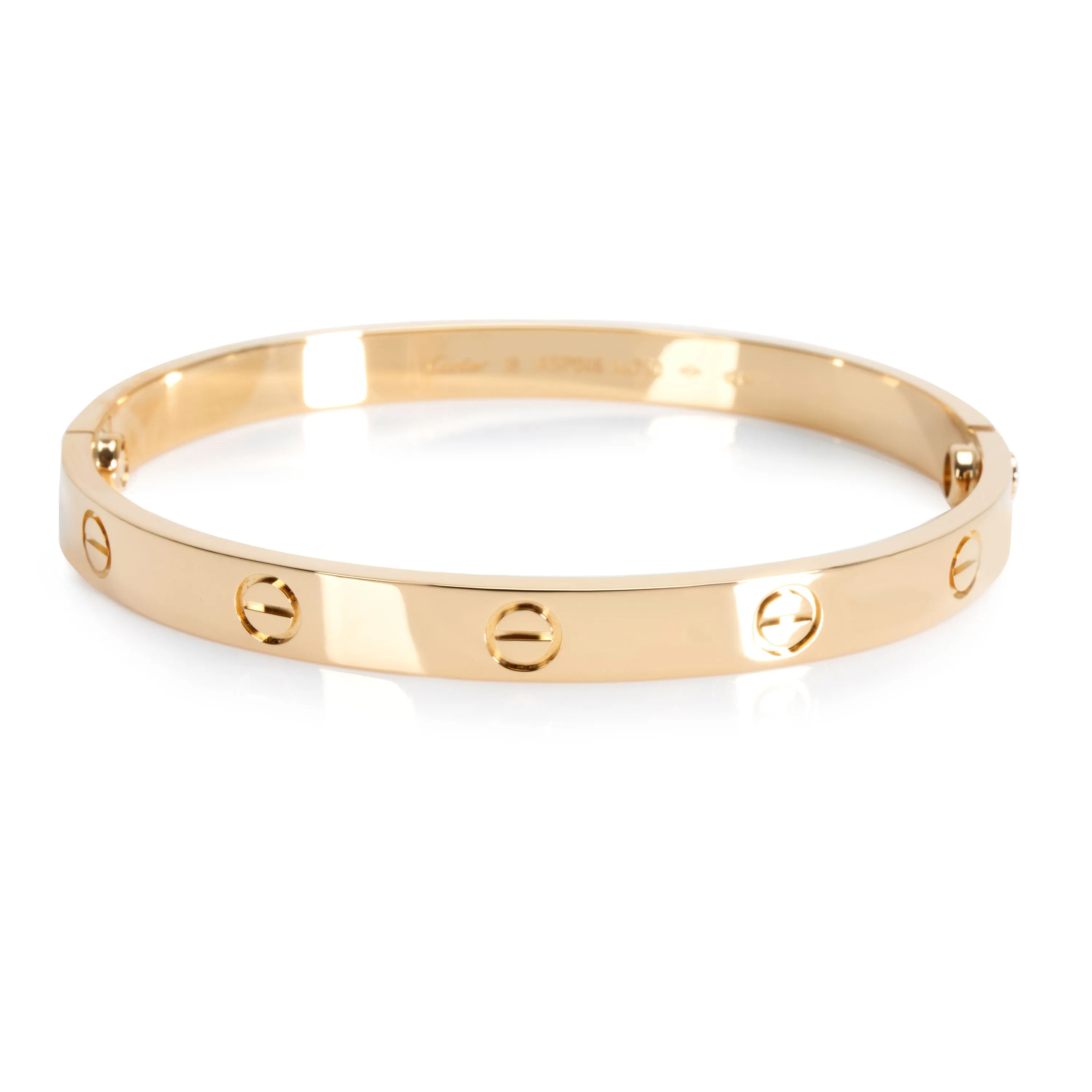 Cartier Love Bracelet in 18K Yellow Gold Size 18