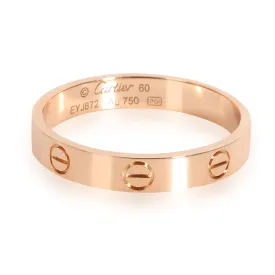 Cartier Love Wedding Band in 18K Pink Gold