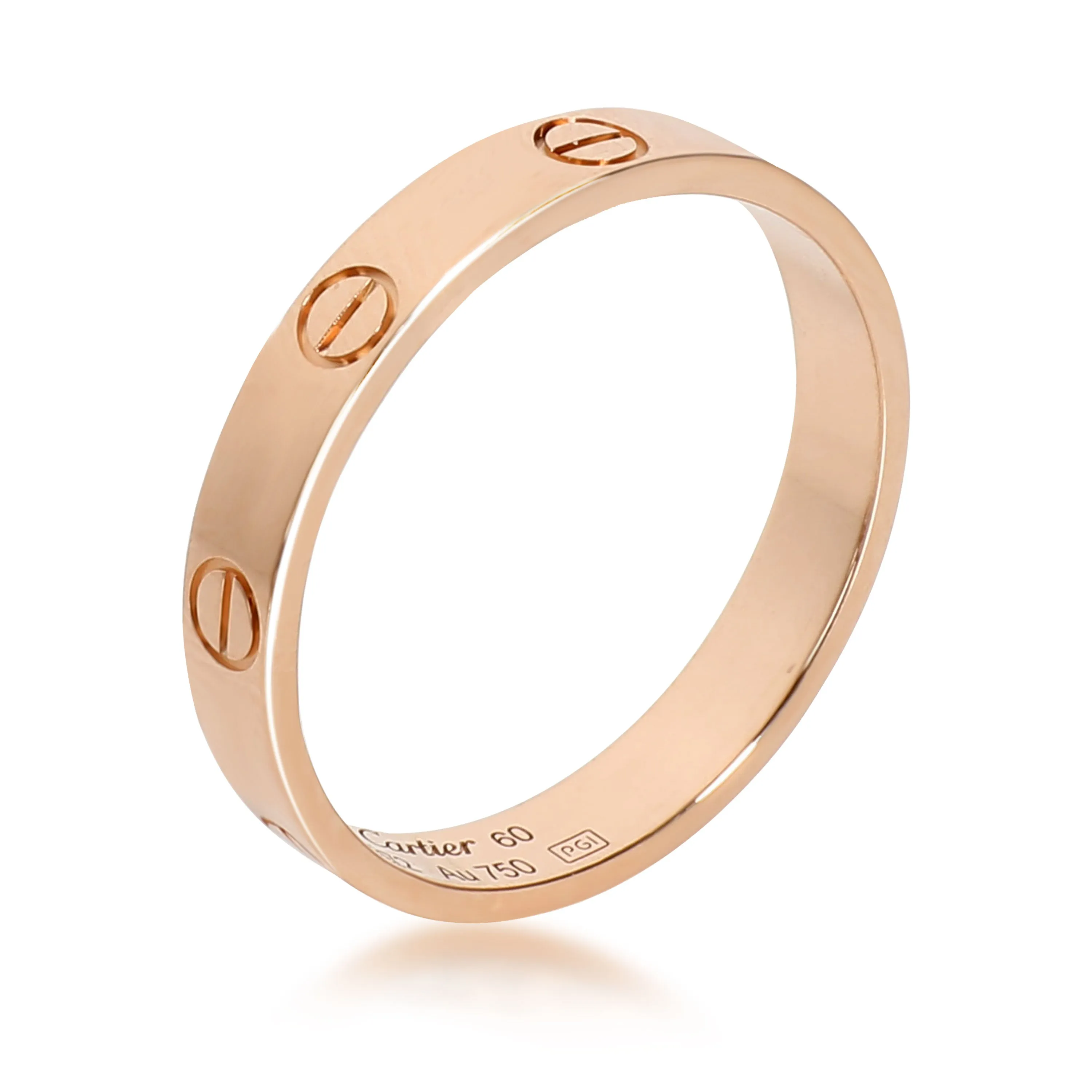 Cartier Love Wedding Band in 18K Pink Gold