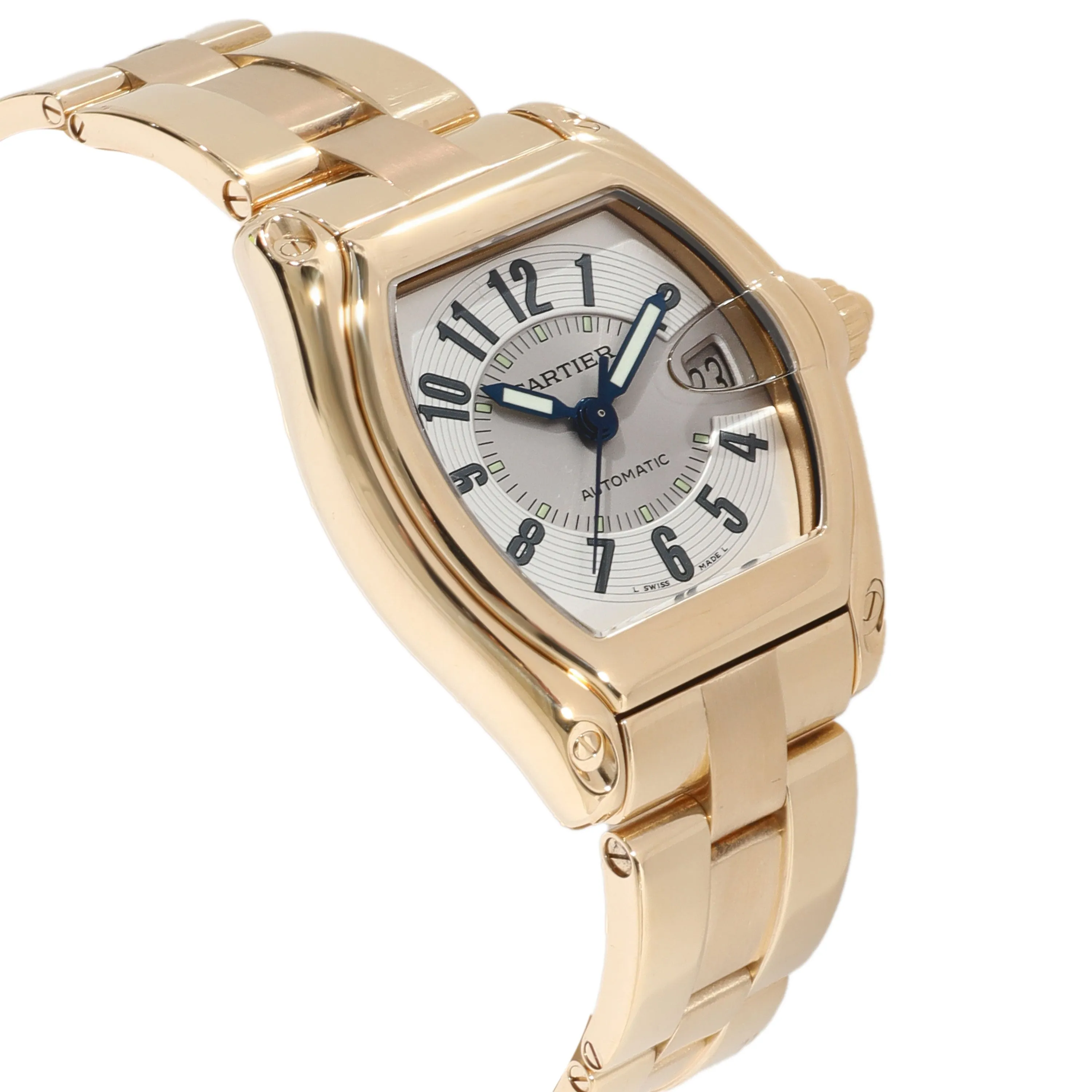 Cartier Roadster W62005V1 Mens Watch in 18kt Yellow Gold