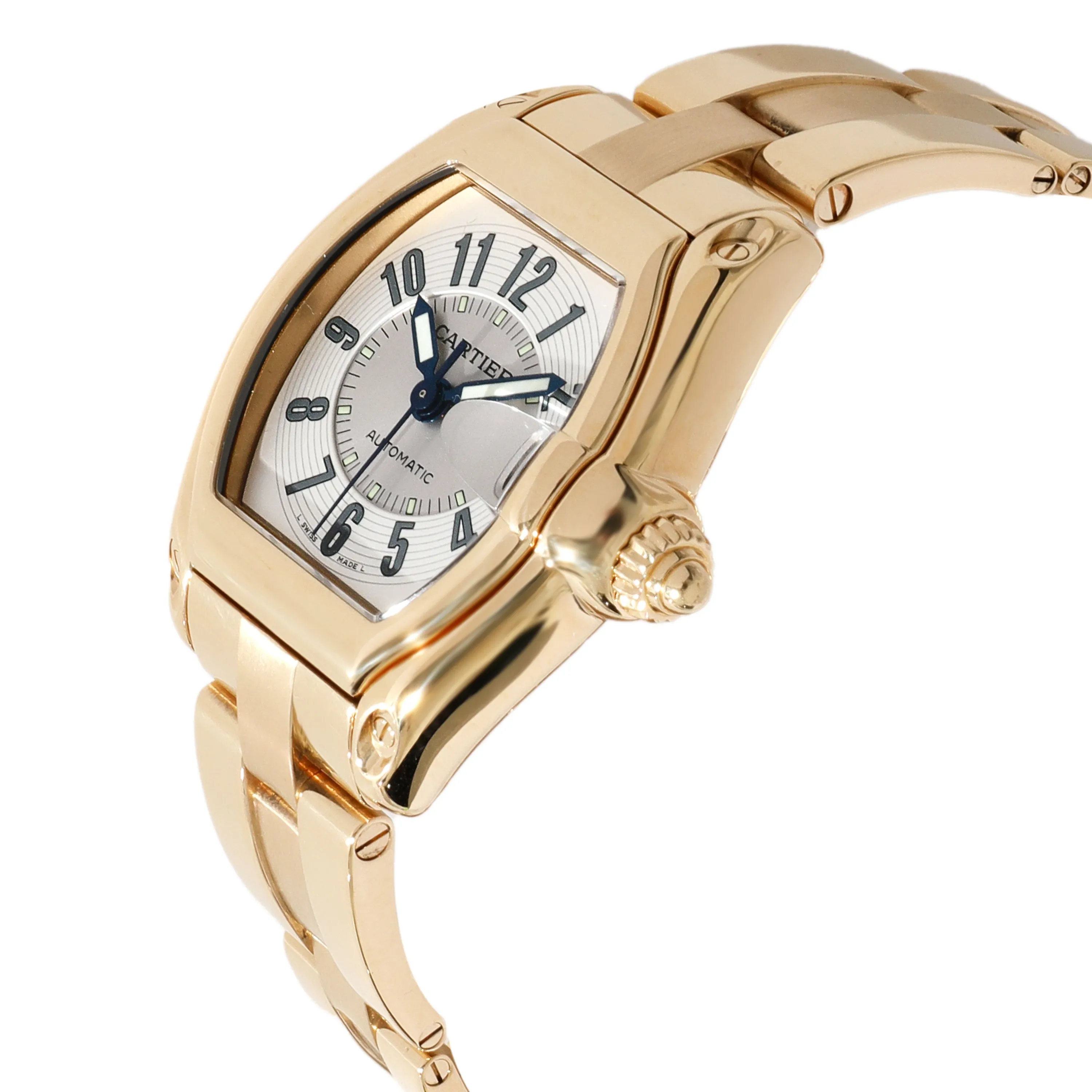 Cartier Roadster W62005V1 Mens Watch in 18kt Yellow Gold