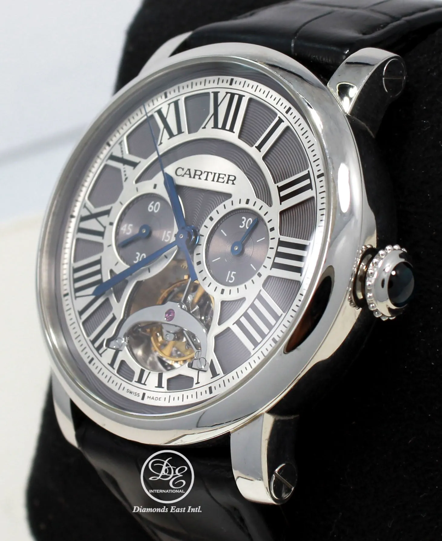 Cartier Rotonde de Cartier Tourbillon W1580007 Platinum Limited Edition BOX/PAPERS