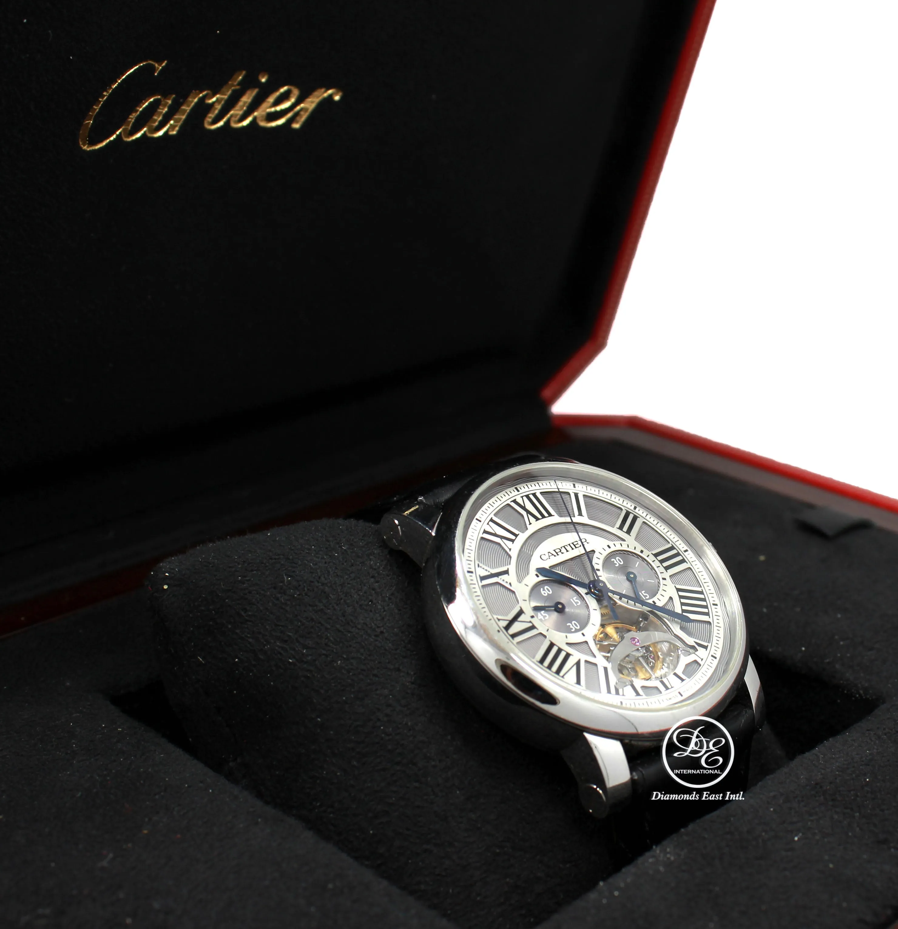 Cartier Rotonde de Cartier Tourbillon W1580007 Platinum Limited Edition BOX/PAPERS