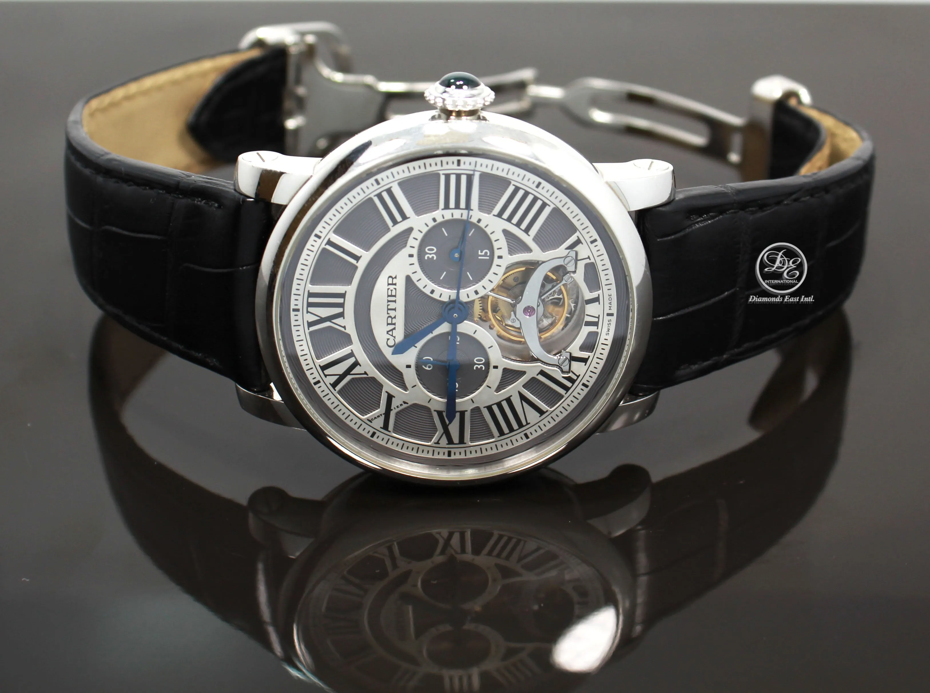 Cartier Rotonde de Cartier Tourbillon W1580007 Platinum Limited Edition BOX/PAPERS