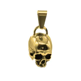 Charm Coven Gold Hel Skull Charm