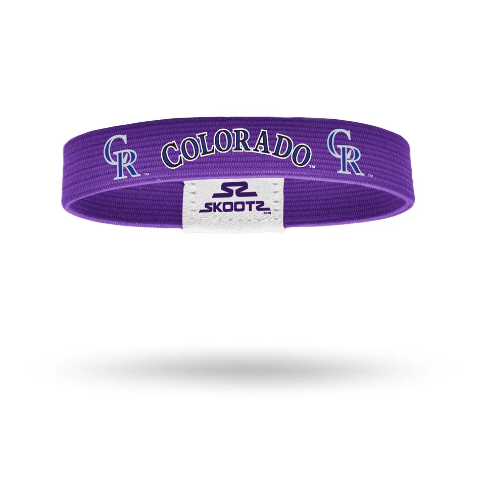 Colorado Rockies Core MLB Wristbands