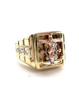 Crucifix & Nautical Anchor Ring