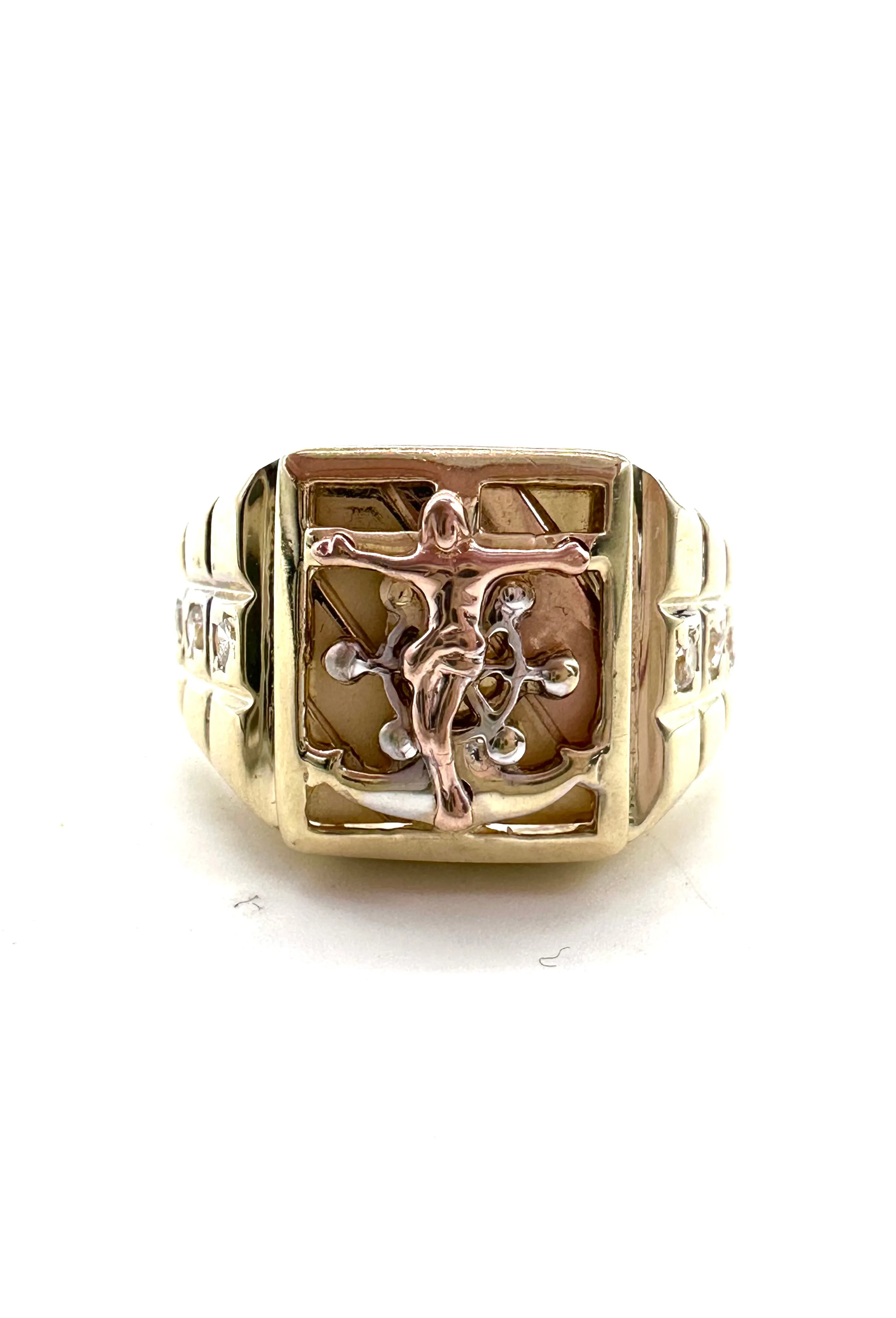 Crucifix & Nautical Anchor Ring