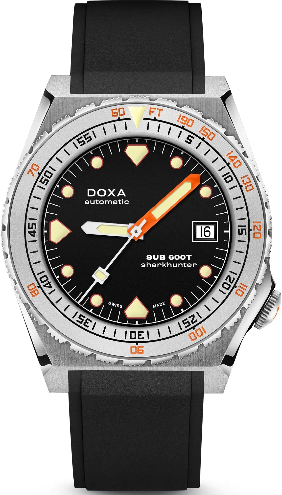 DOX Watch SUB 6T Sharkhunter Rubber