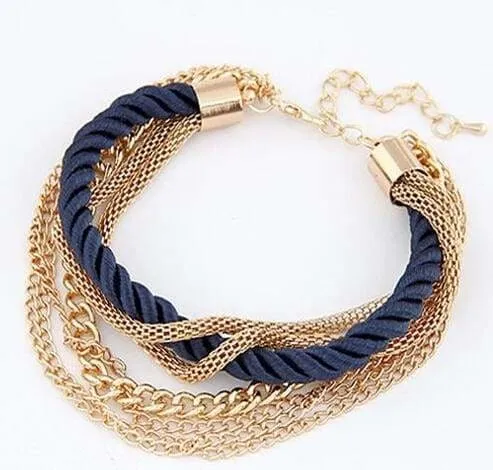 Fashionable Rope Chain Decoration Bracelet