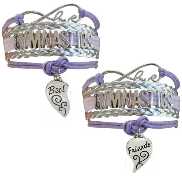 Girls Gymnastics Friendship Bracelets - Pick Colors