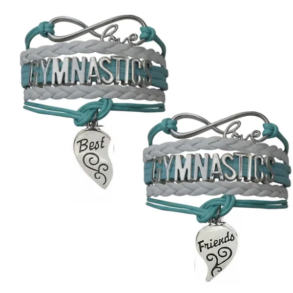 Girls Gymnastics Friendship Bracelets - Pick Colors