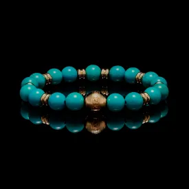 Gold Turquoise Chakra Bracelet