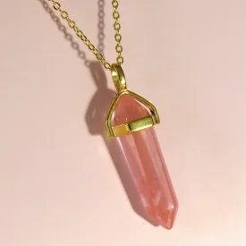 Golden Cherry Quartz Necklaces