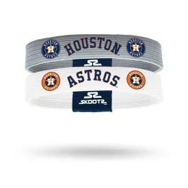 Houston Astros MLB 2 Pack Wristbands