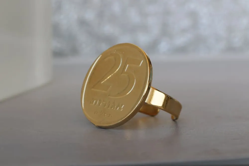 ISRAELI COIN RING