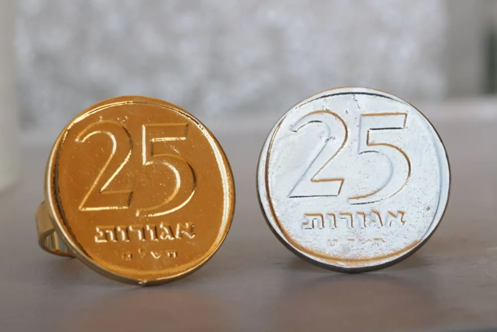 ISRAELI COIN RING