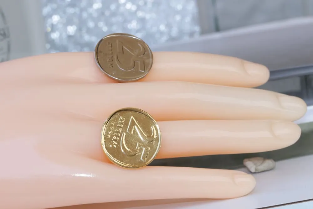 ISRAELI COIN RING