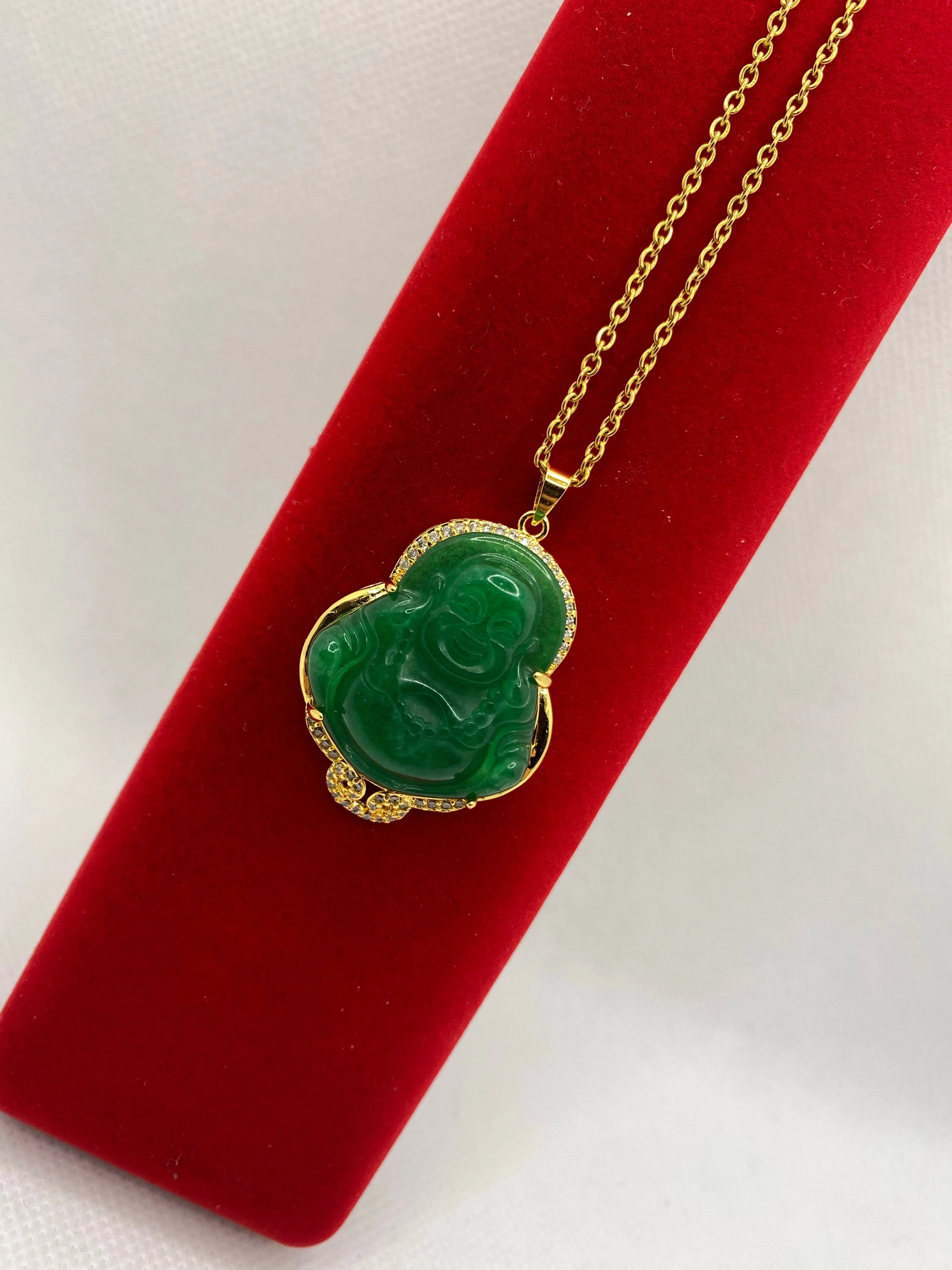 Jade Buddha Necklaces