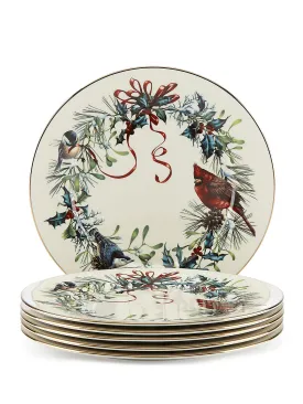 Lenox Winter Greetings 6Pc Dinner Plate Set