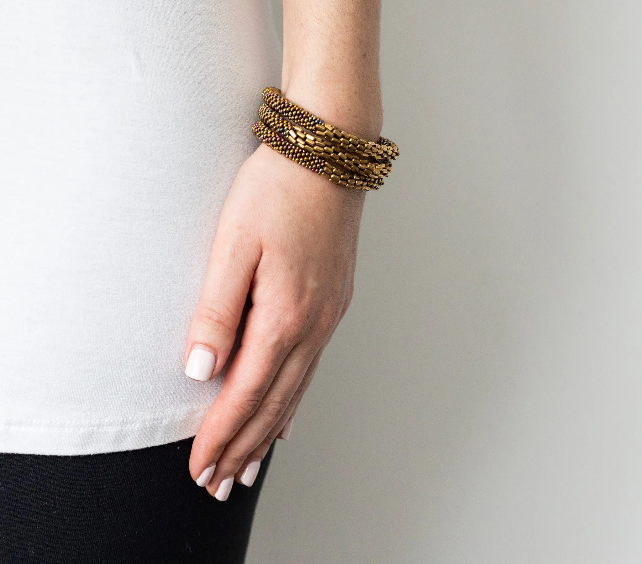 <br> Statement Roll-On® Bracelets <br>  Hema Brass