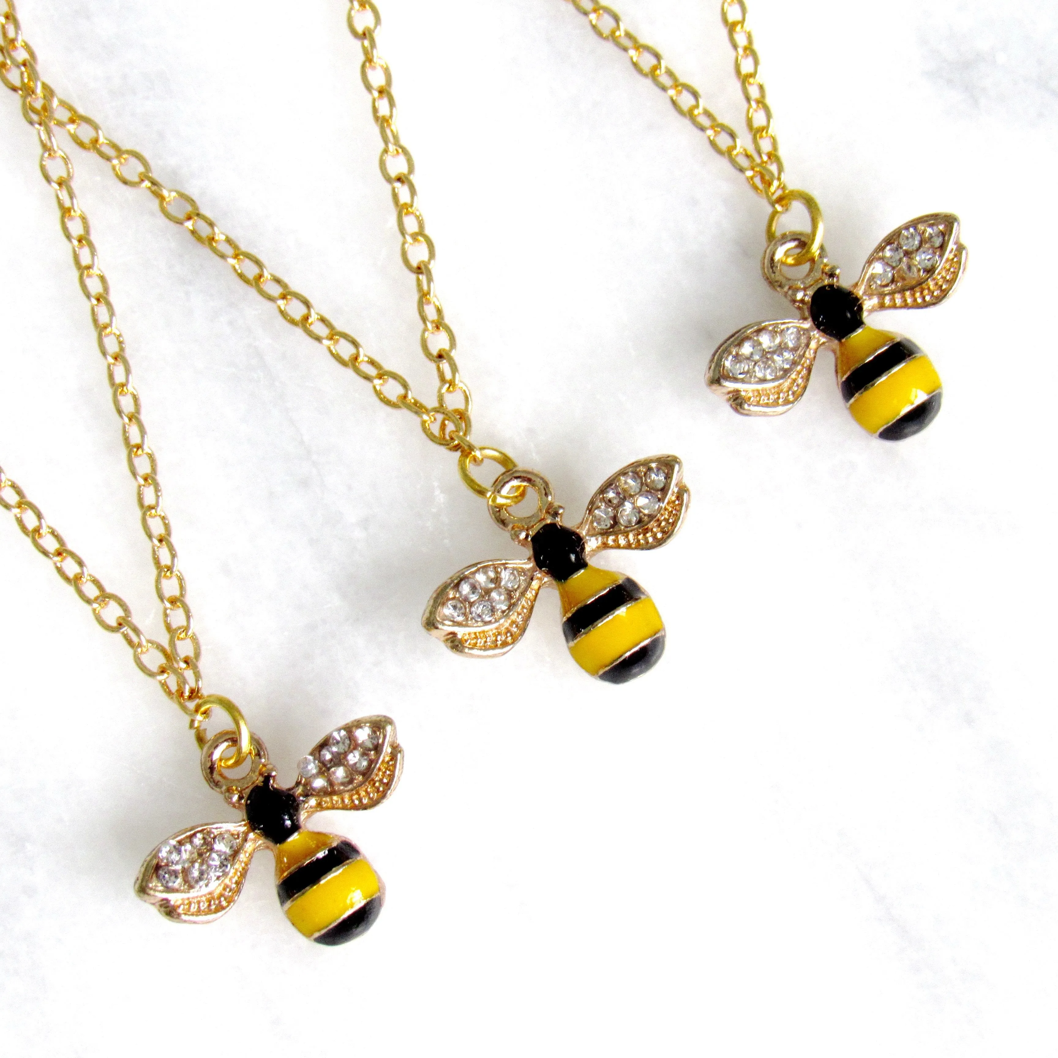 (New!) Buzzing Bumblebee Necklaces