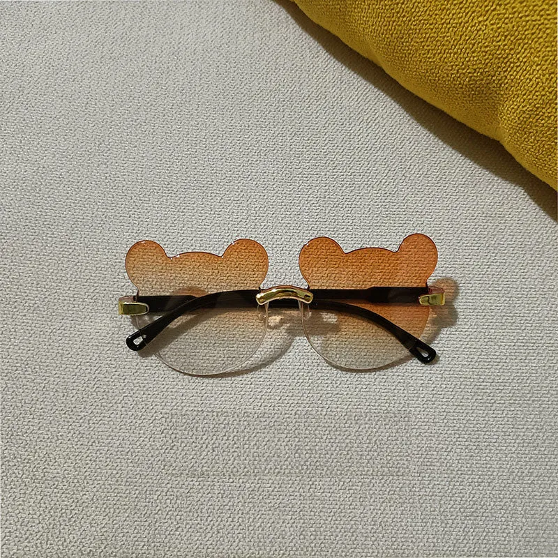 New Cartoon Children's Sunglasses  Baby Fashion Panda Sunglasses Outdoor Street Photography Bear Sunglasses