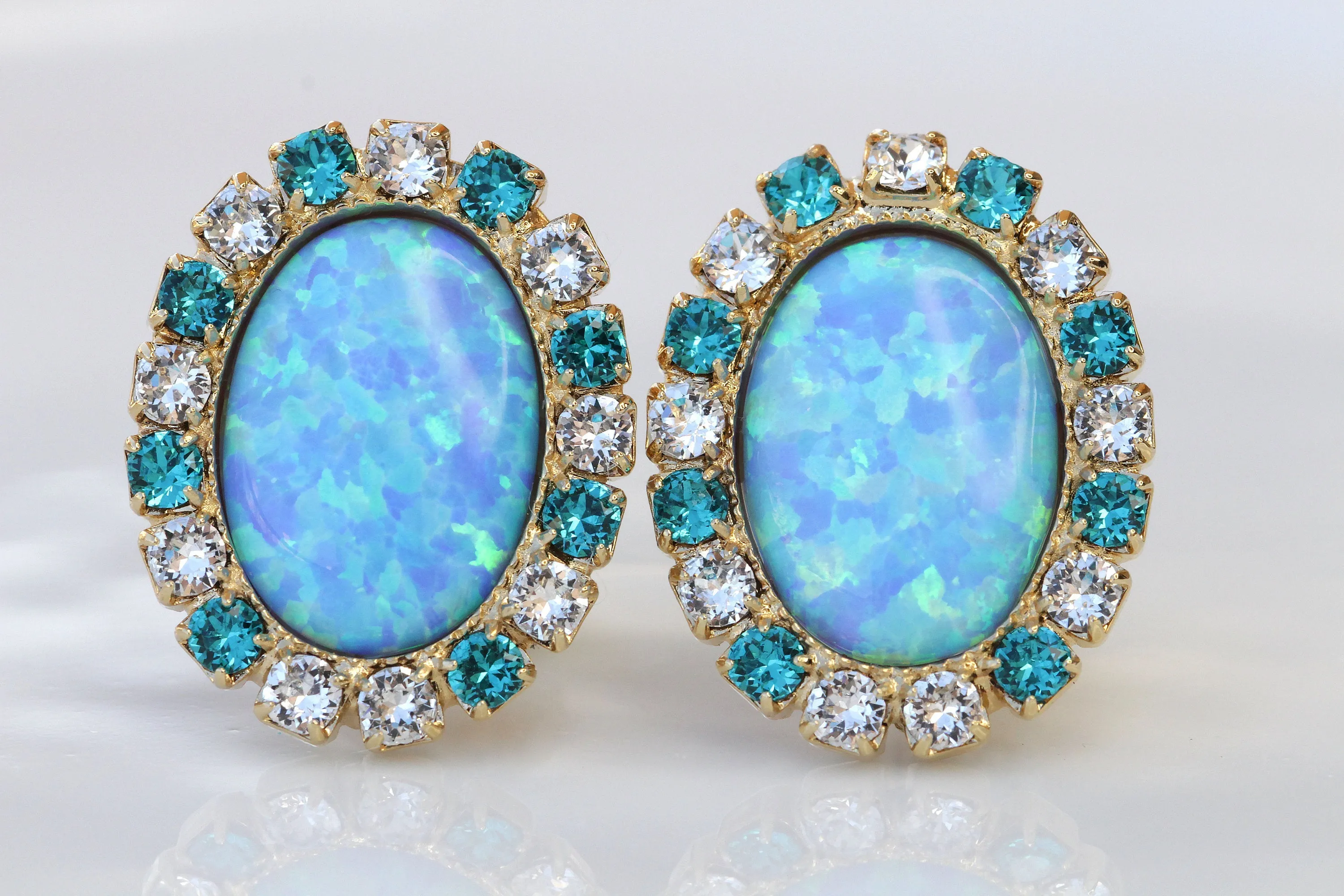 OPAL TURQUOISE EARRINGS