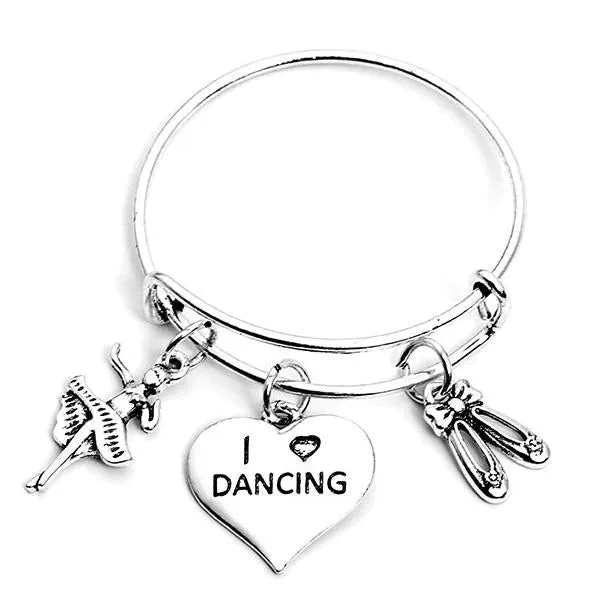 Personalized Dance Bangle Bracelet