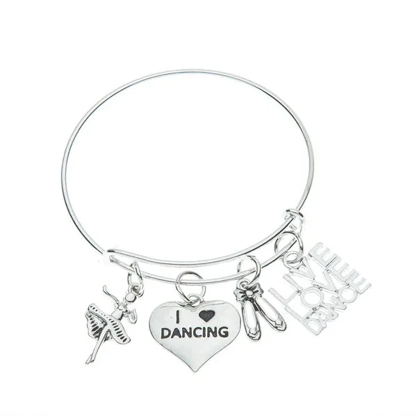 Personalized Dance Bangle Bracelet