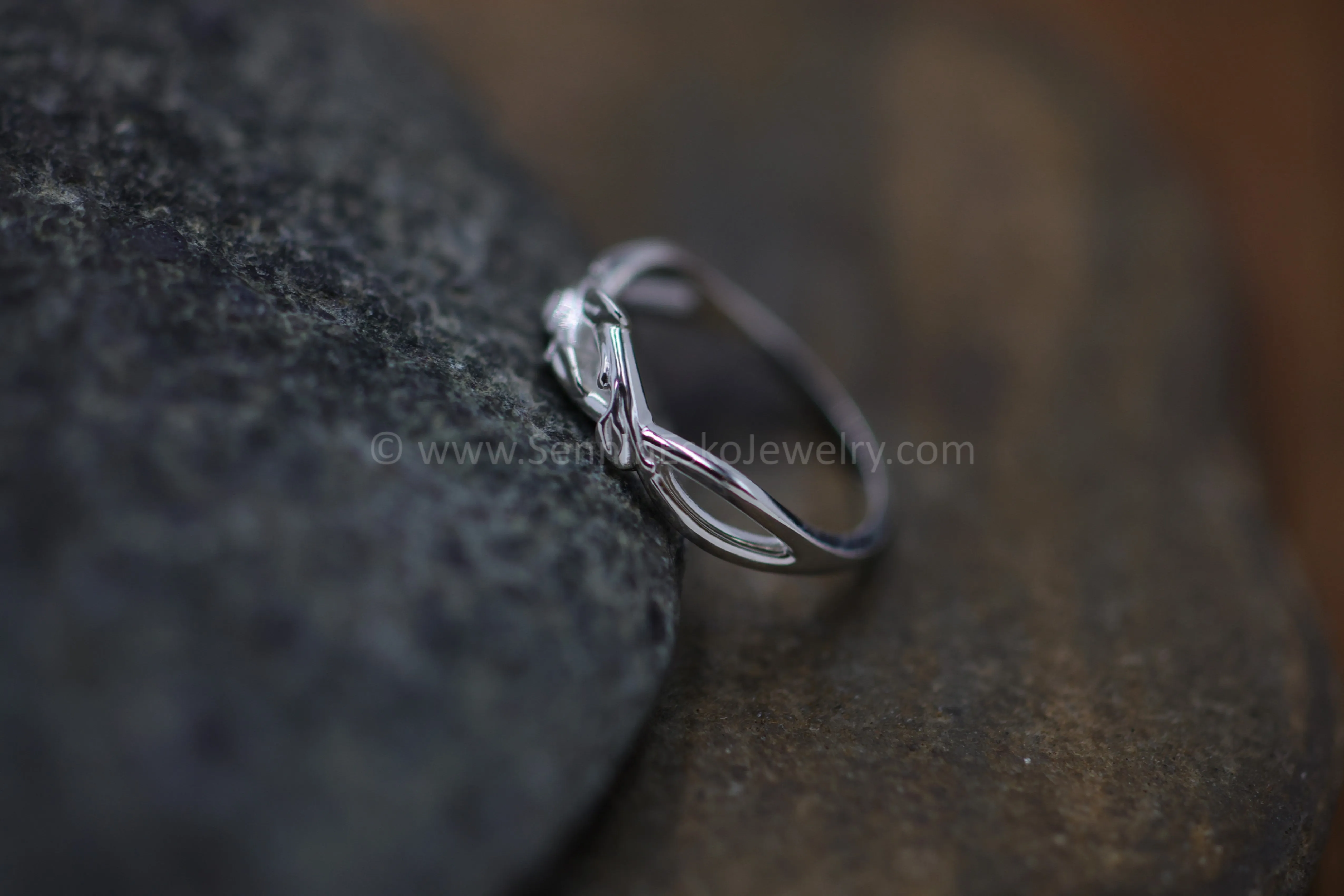 READY TO SHIP Branches & Leaves Ring, Size 7