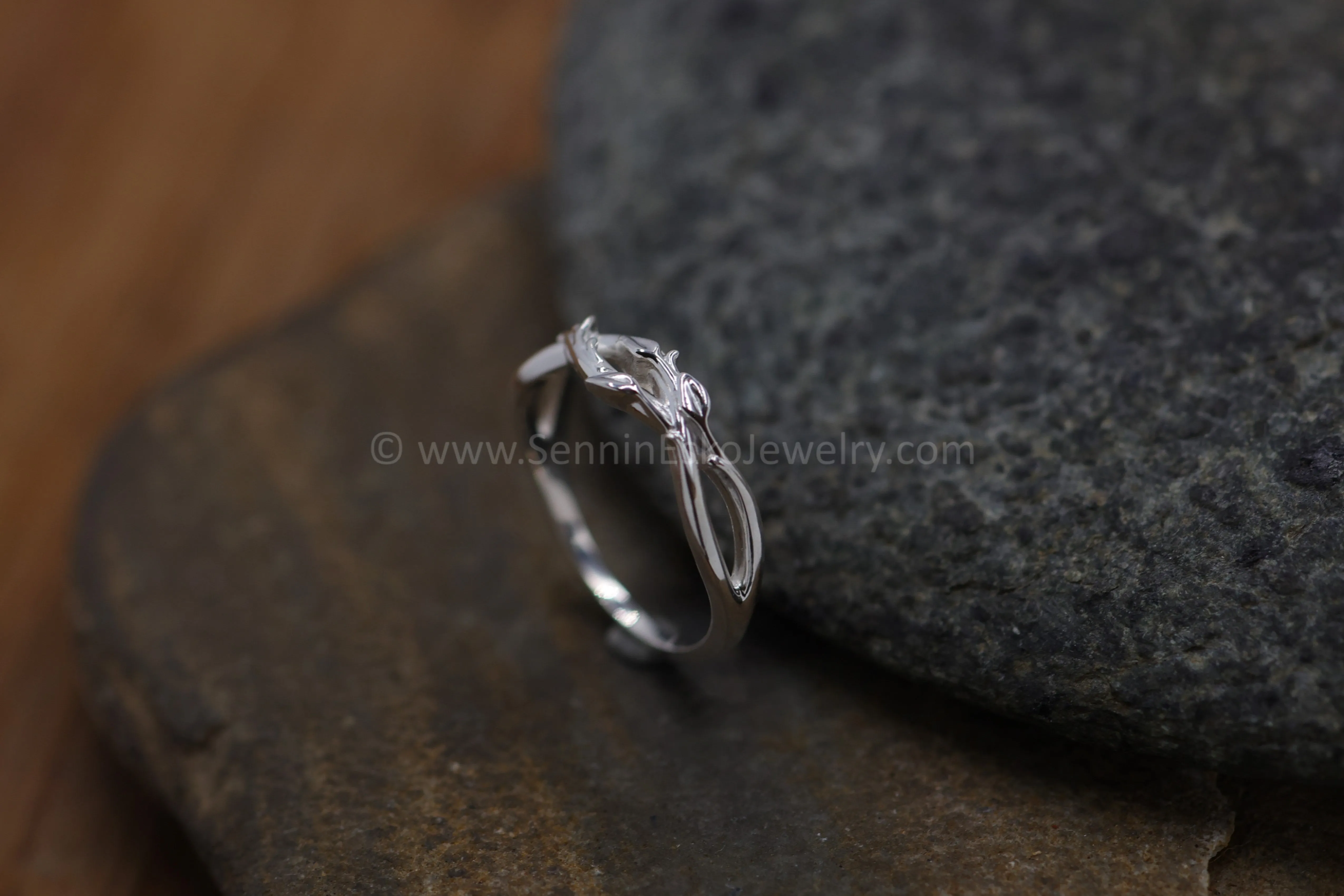 READY TO SHIP Branches & Leaves Ring, Size 7