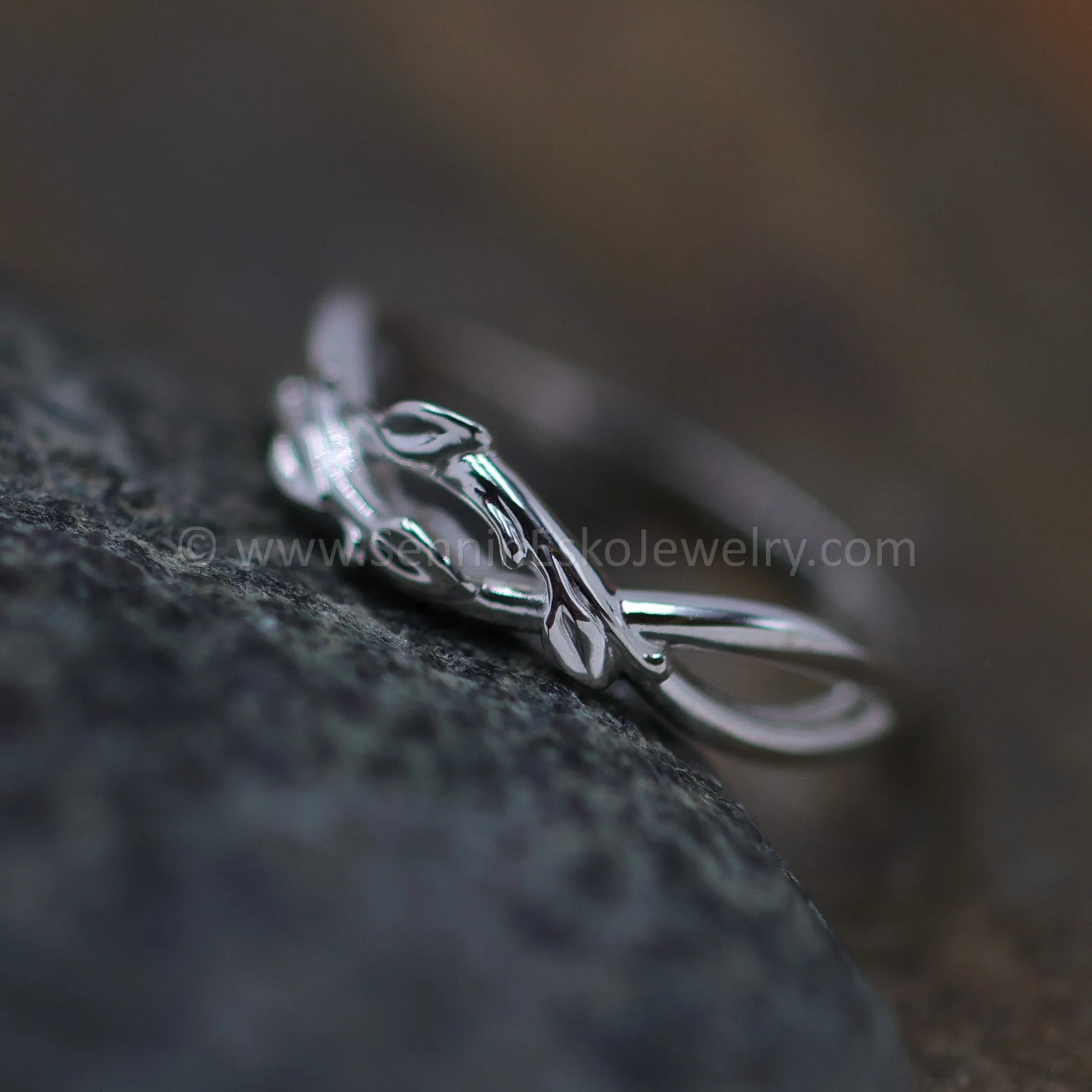 READY TO SHIP Branches & Leaves Ring, Size 7