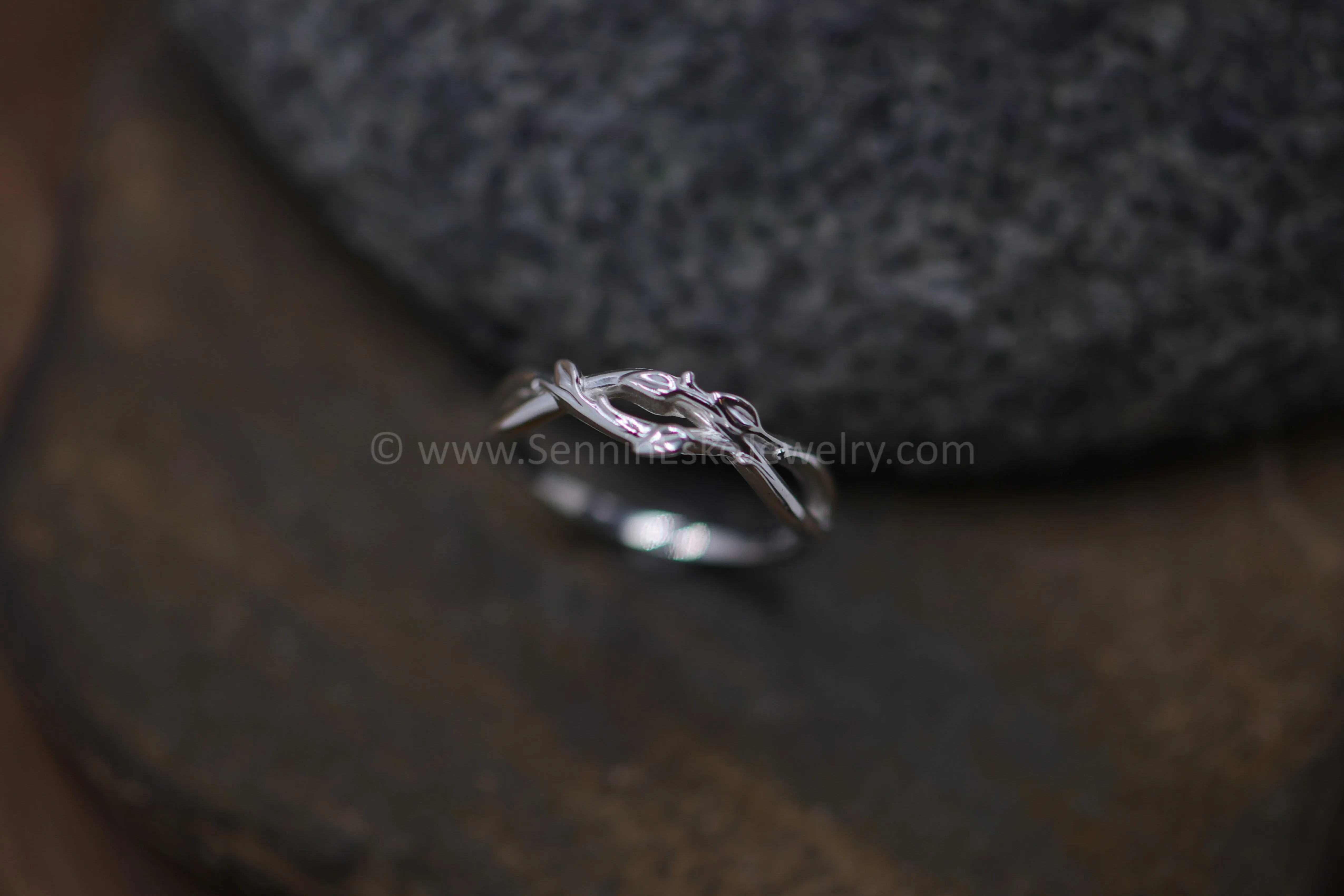 READY TO SHIP Branches & Leaves Ring, Size 7