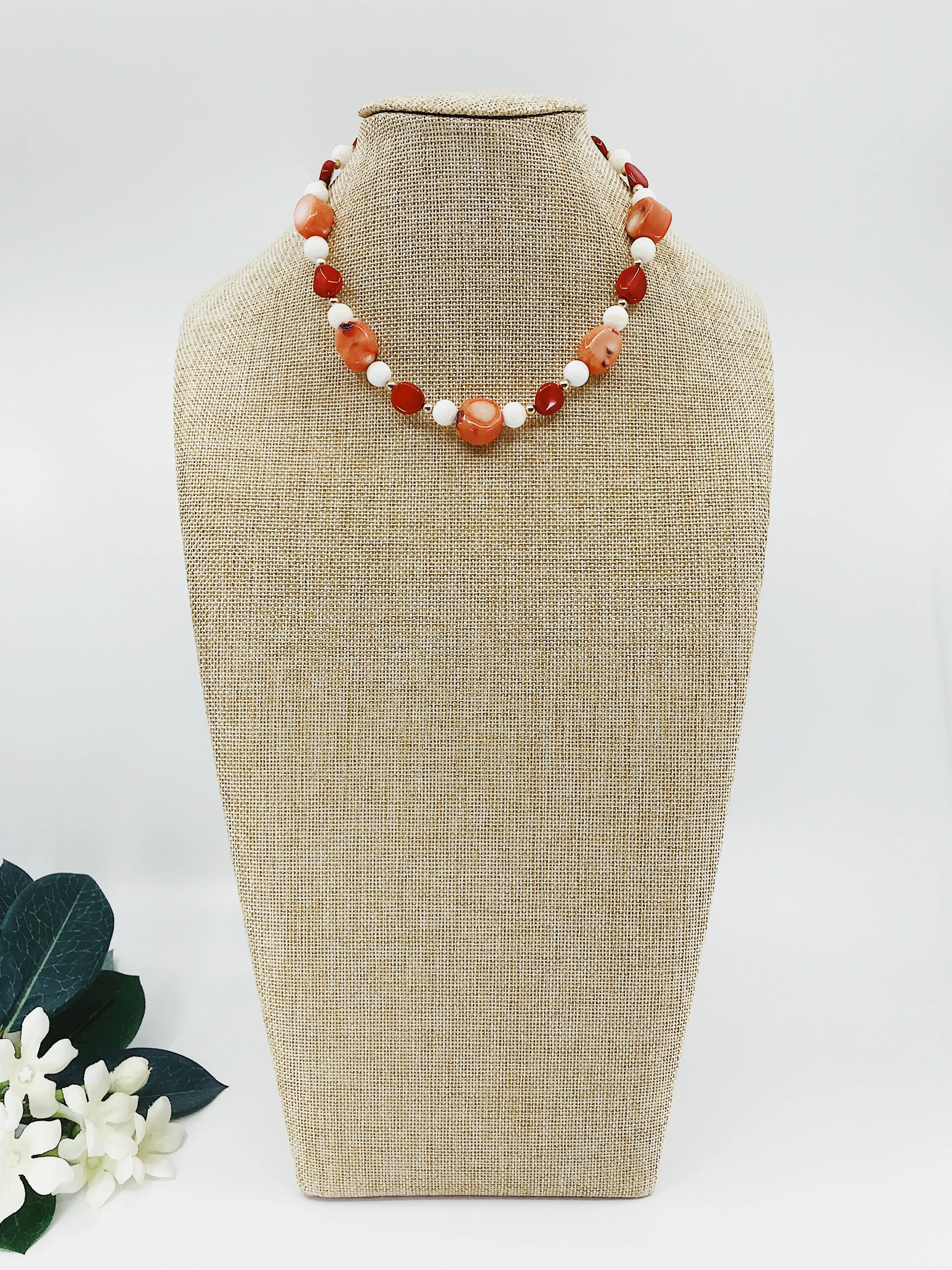 Red Coral Necklaces Short